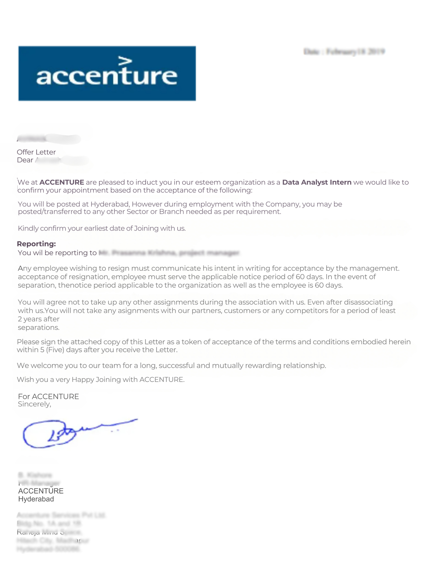 Placement Report DA